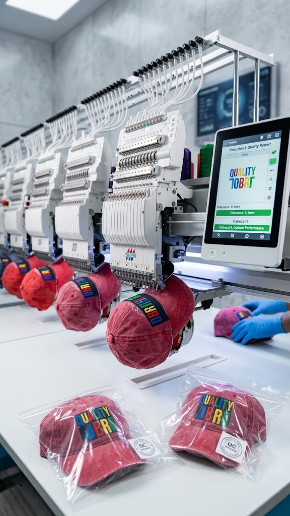 Almacén de gorras fabricadas al por mayor